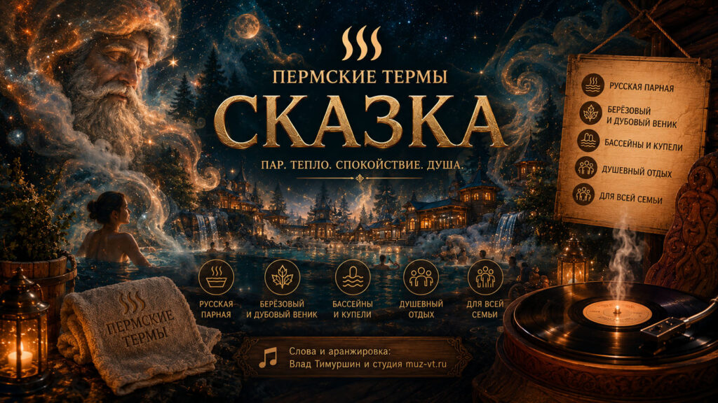 Пермские термы Сказка Пермь песня