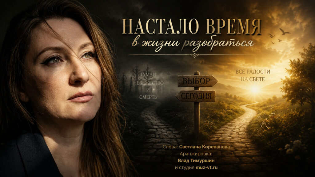 Настало время в жизни разобраться стихи Светлана Корепанова